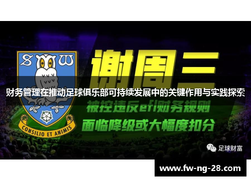 财务管理在推动足球俱乐部可持续发展中的关键作用与实践探索